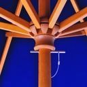 121/221 - 7.5' Manual Lift Wood Umbrella Patio Furniture