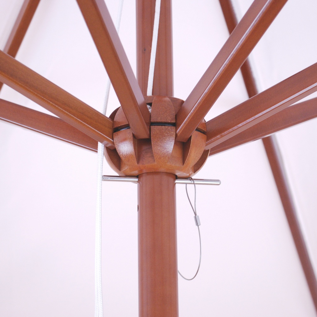 132/232 - 9' Two Pulley Lift Wood Umbrella