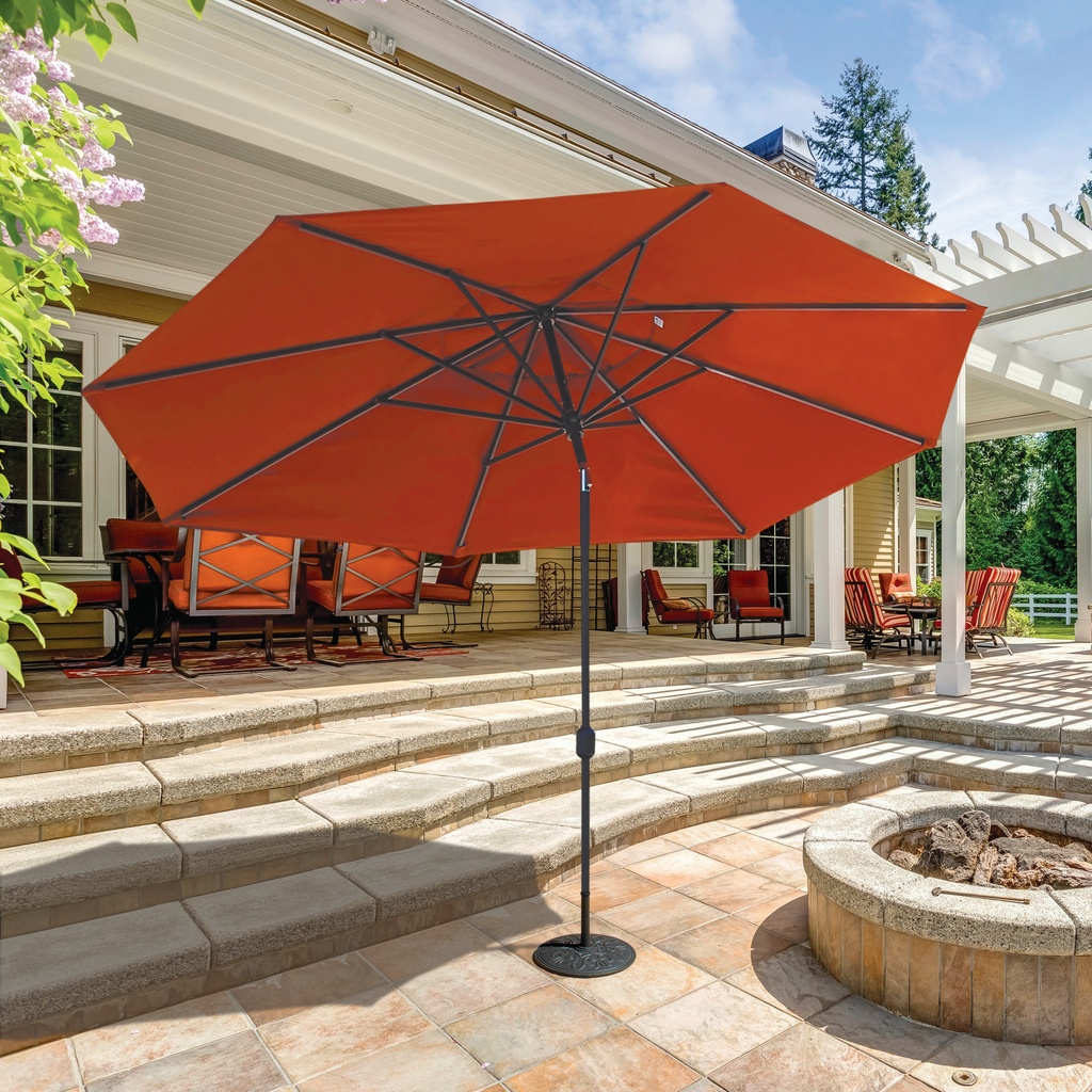 779 - 8' x 11' Deluxe Autotilt Aluminum Umbrella Patio Furniture