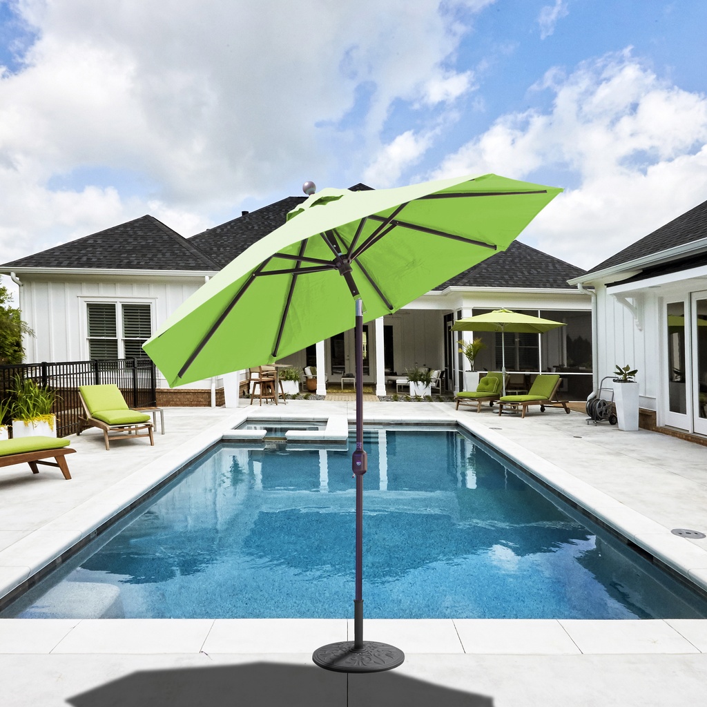 727 - 7.5' Deluxe Autotilt Aluminum Umbrella