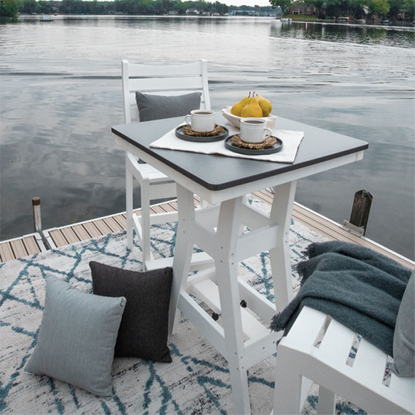 Harbor 28" Square Bar Table
