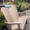 Comfo Back Three Seat Glider with Console Outdoor Patio Furniture