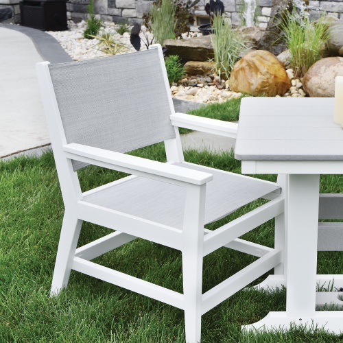Mayhew Sling Dining Chair Outdoor Patio Furniture