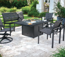 48&quot; x 84&quot; Rectangular Rustic Top Fire Table