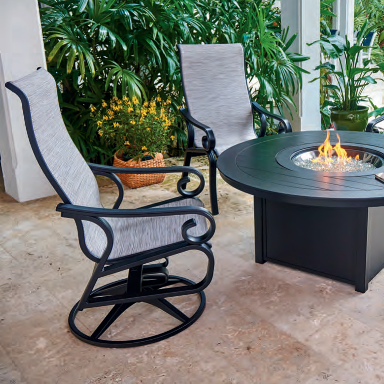 54" Round  Origins Top Fire Table