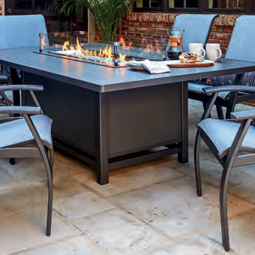 54" Round  Origins Top Fire Table