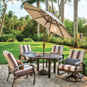 Aruba Sling Supreme Stacking Arm Chair