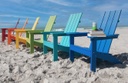 Berlin Gardens Mayhew Stationary Adirondack Chair Patio Furniture