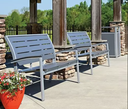 Bazza Bench Stacking 56&quot; Armless Bench
