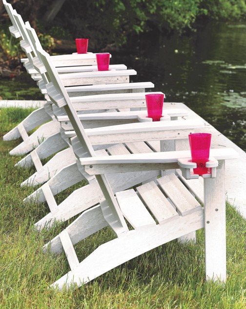 Berlin Gardens Mayhew Stationary Adirondack Chair Poly Outdoor Furniture