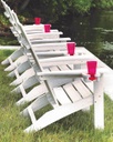 Berlin Gardens Mayhew Stationary Adirondack Chair Poly Outdoor Furniture
