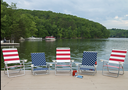 Beach Chairs Light 'n Easy High Boy w/ Hardwood Arms