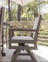 Mayhew Sling Swivel Rocker Dining Chair Poly Outdoor Furniture