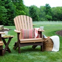 Comfo Back Folding Adirondack Chair Poly Outdoor Furniture