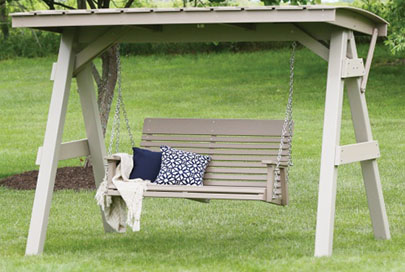 Casual Back Double Swing Outdoor Patio Furniture