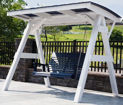 Casual Back Double Swing Outdoor Patio Furniture