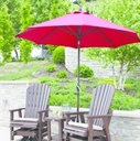 9' Octagon Umbrella Outdoor Poly Patio Furniture Berlin Gardens