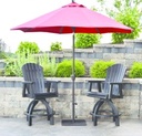 9' Octagon Umbrella Poly Patio Furniture Berlin Gardens