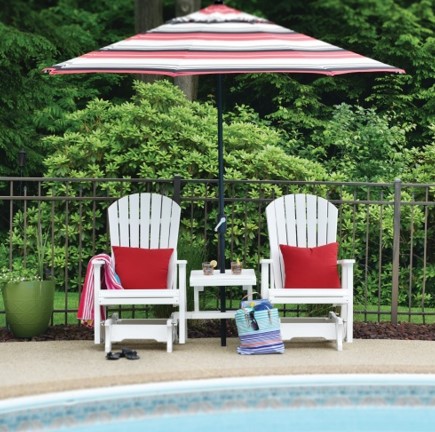 9 foot Octagon Umbrella Poly Patio Furniture Berlin Gardens