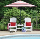 9 foot Octagon Umbrella Poly Patio Furniture Berlin Gardens
