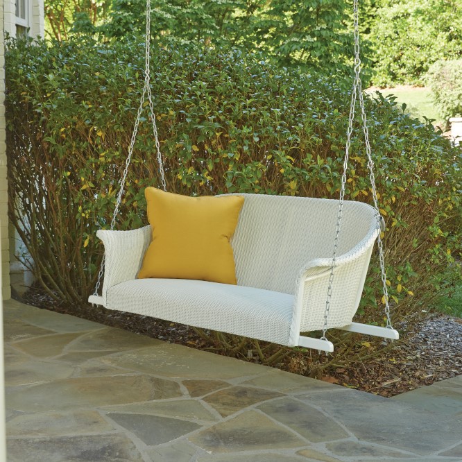 All Seasons Settee Swing with Padded Seat