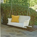 All Seasons Settee Swing with Padded Seat