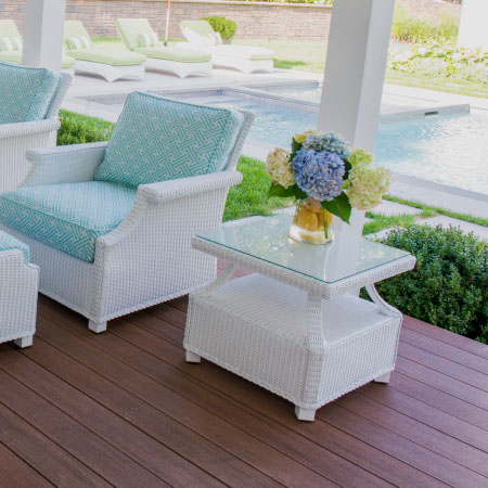 Hamptons 23" Square End Table