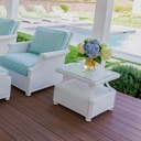 Hamptons 23" Square End Table