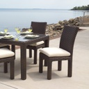 Contempo 42" Square Umbrella Dining Table