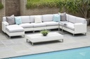Elements Left Arm Chaise with Loom Arm &amp; Back