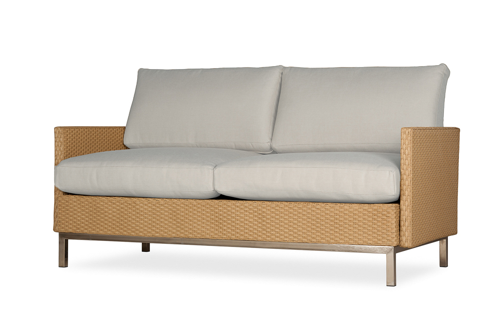 Elements Settee with Loom Arms & Back
