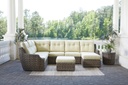 Largo Left Arm Curved Sofa Sectional