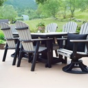 Garden Classic 33" x 66" Rectangular Table Counter Height Patio Furniture