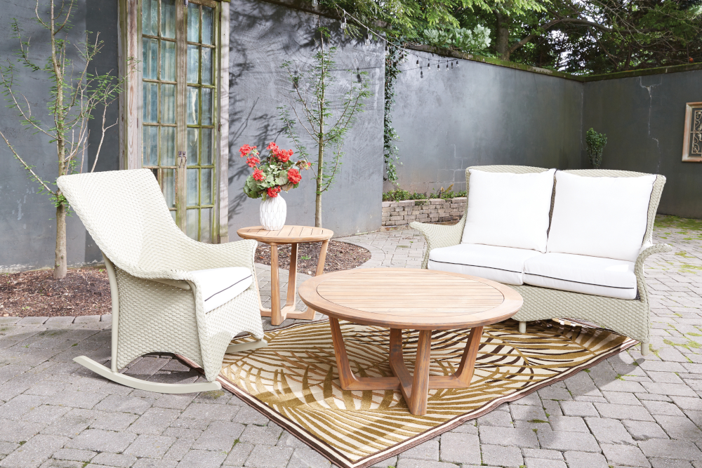 Universal Teak 24" Round End Table