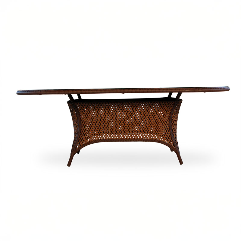 Grand Traverse 84" Oval Umbrella Dining Table