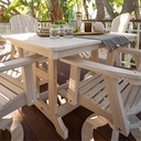 Garden Classic 44" Square Table Counter Height Patio Lounge Furniture
