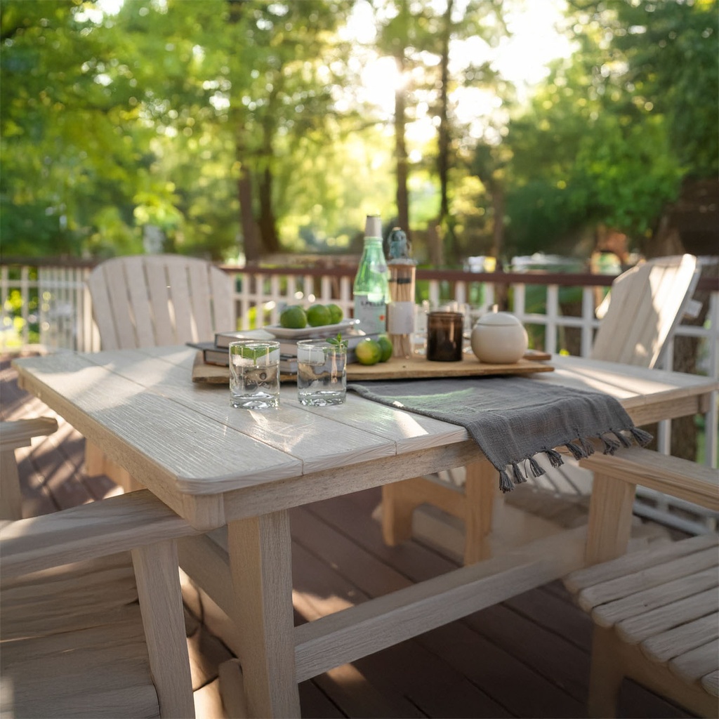 Garden Classic 44" Square Table Counter Height Patio Lounge Furniture