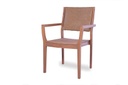 Universal Teak Loom-Back Teak Dining Armchair