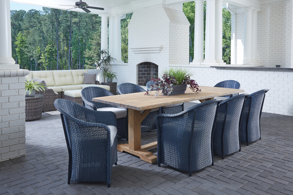 Universal Teak 40" Round Cocktail Table