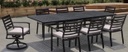 Carlisle 42" x 76" Extension Table Outdoor Furniture