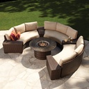 Contempo 48" Round Fire Table