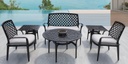 Amari 22" Square Tea Table Outdoor Furniture