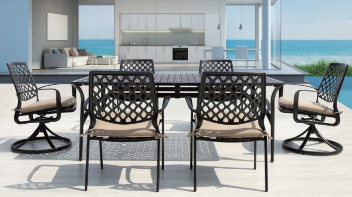 Hanamint Amari 42" x 72" Rectangular Table Outdoor Furniture