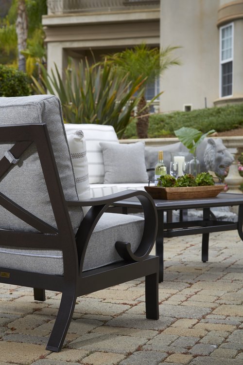 Key Largo Sling Swivel Bar Chair