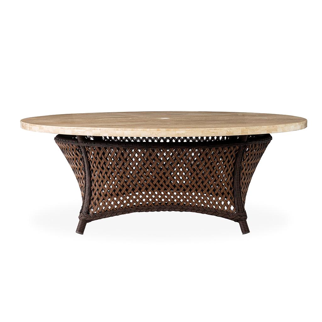 Grand Traverse 48" Round Umbrella Chat Table