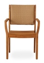 Universal Teak Loom-Back Teak Dining Armchair