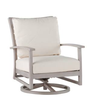 Charleston Aluminum Swivel Rocker Lounge Chair