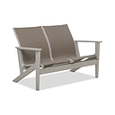 Wexler Sling Chat Height Two-Seat Loveseat