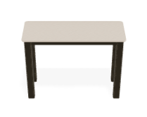 Marine Grade Polymer 10" x 27" Chaise Table