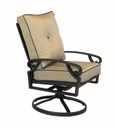 Monterey Cushion Swivel Dining Chair